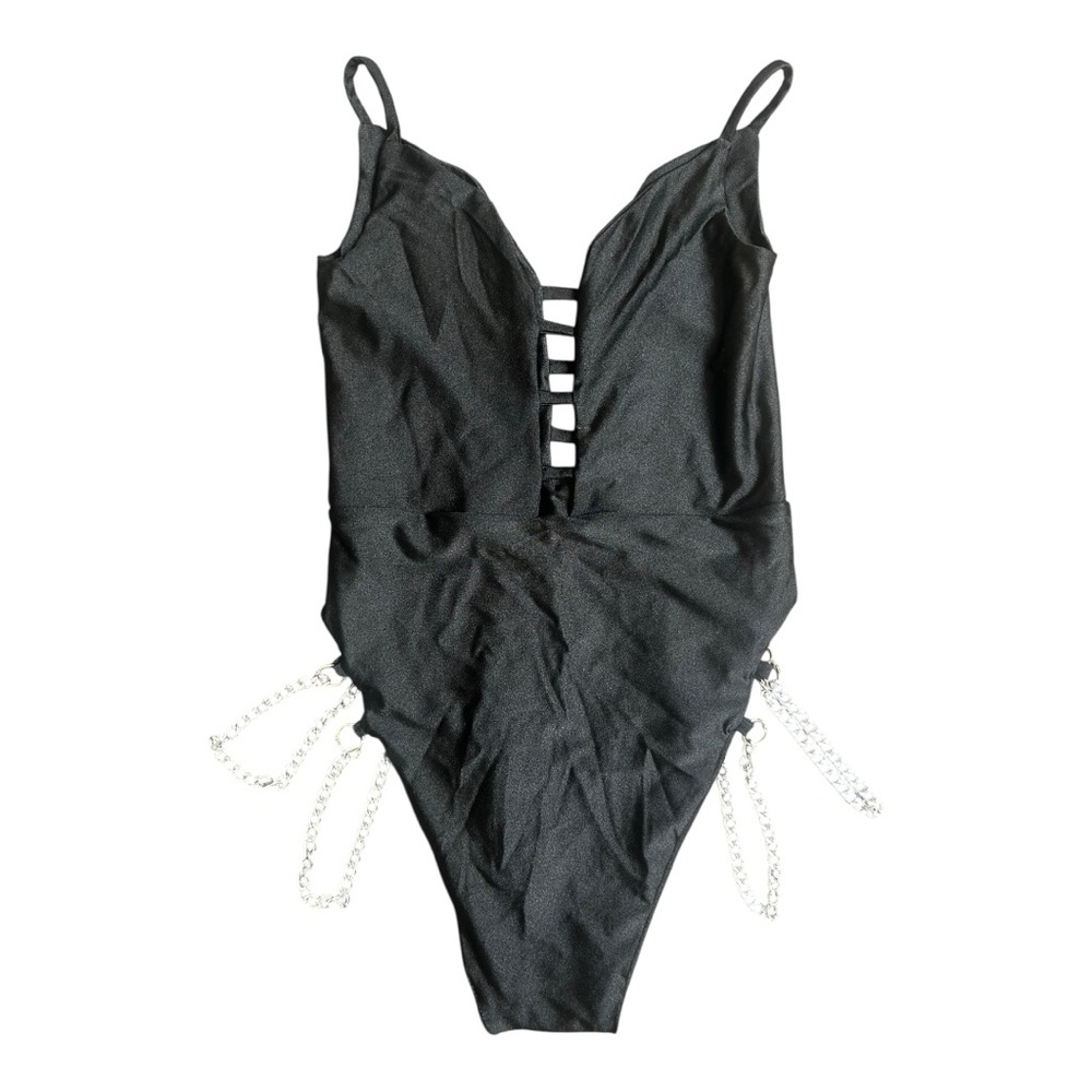 Dolls Kill Soulan Zee chain sides bodysuit Size Medium